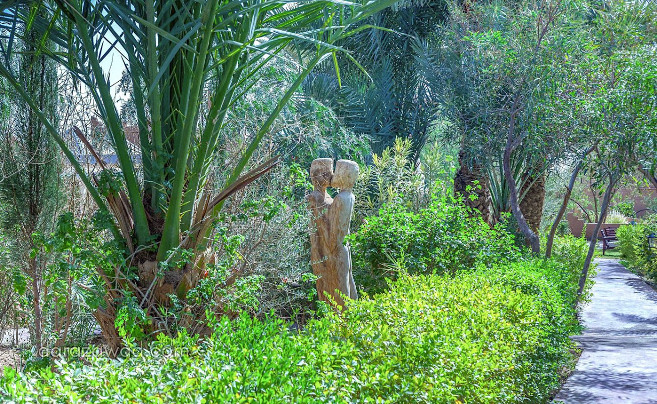 hotel in mhamid south morocco with garden