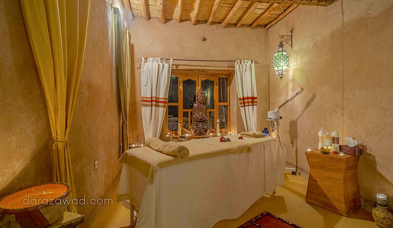 hotel in mhamid el ghizlane desert with spa & massage